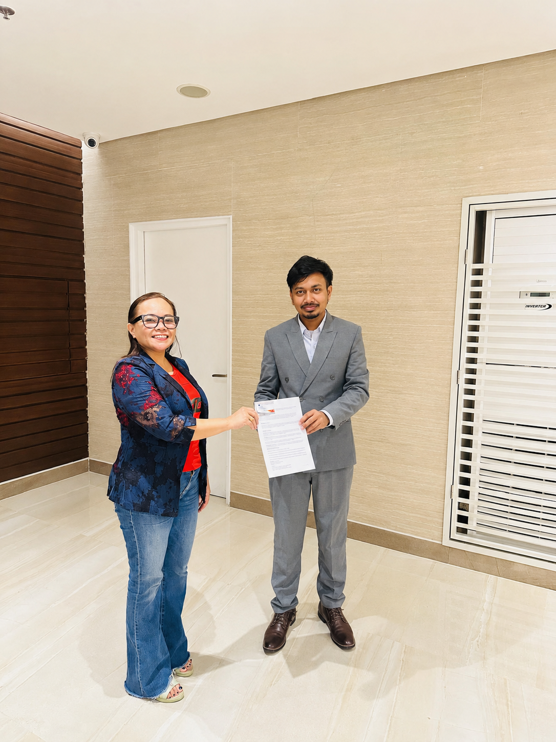 Visiting  our International Agent in Philippines.